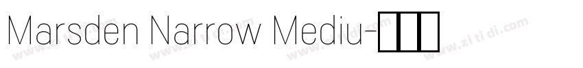 Marsden Narrow Mediu字体转换 Marsden Narrow Mediu字体转换